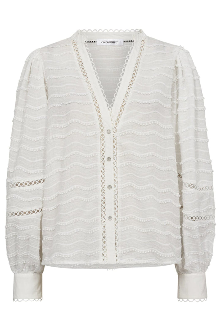Co´couture - Wavedingcc Shirt 35533 - 11 Off White Skjorter 