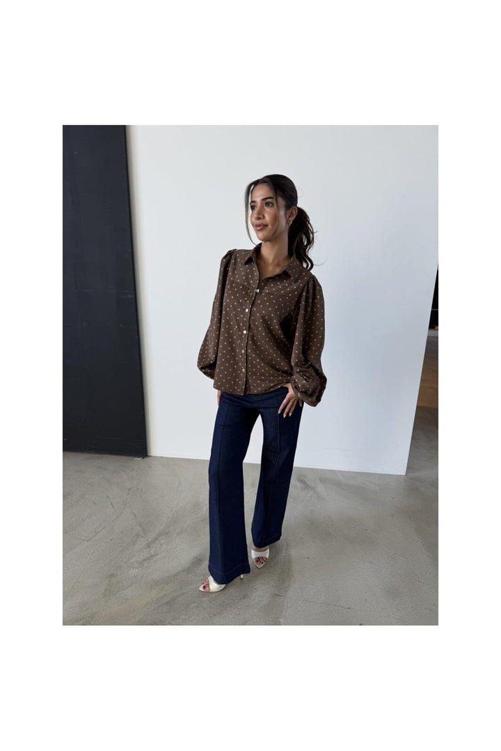 Continue - Alicia Dot L/S 15046 - Brown