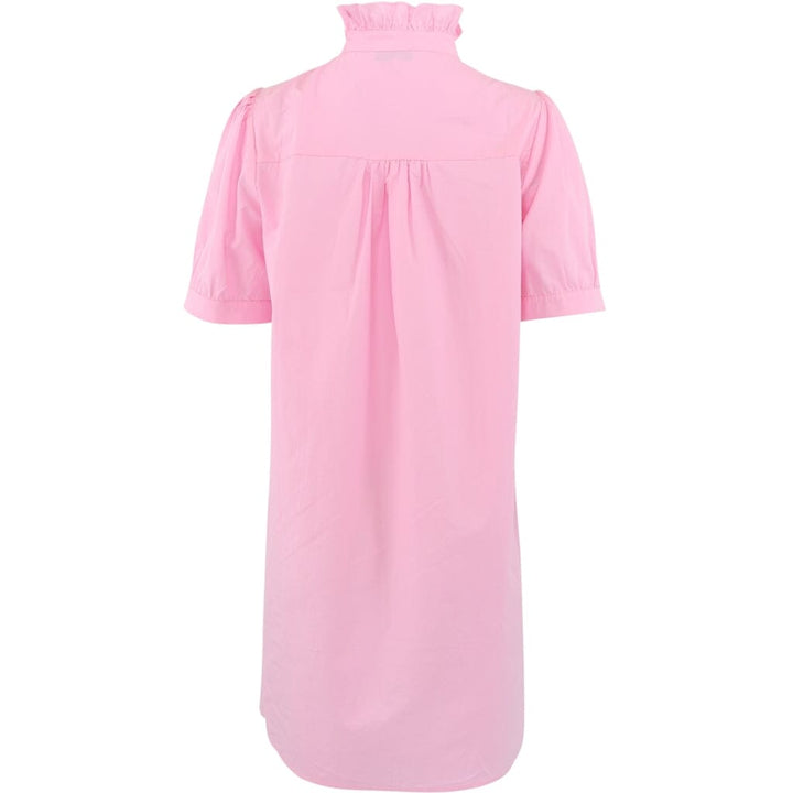 Continue - Ariana Poplin Dress Ss - 700 Pink Kjoler 