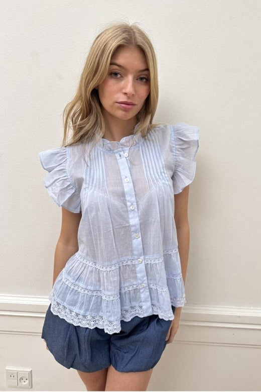 Continue - Audrey Top 15156 - Light Blue