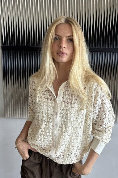 Continue - Kit Lace 15347 - Off White Bluser 