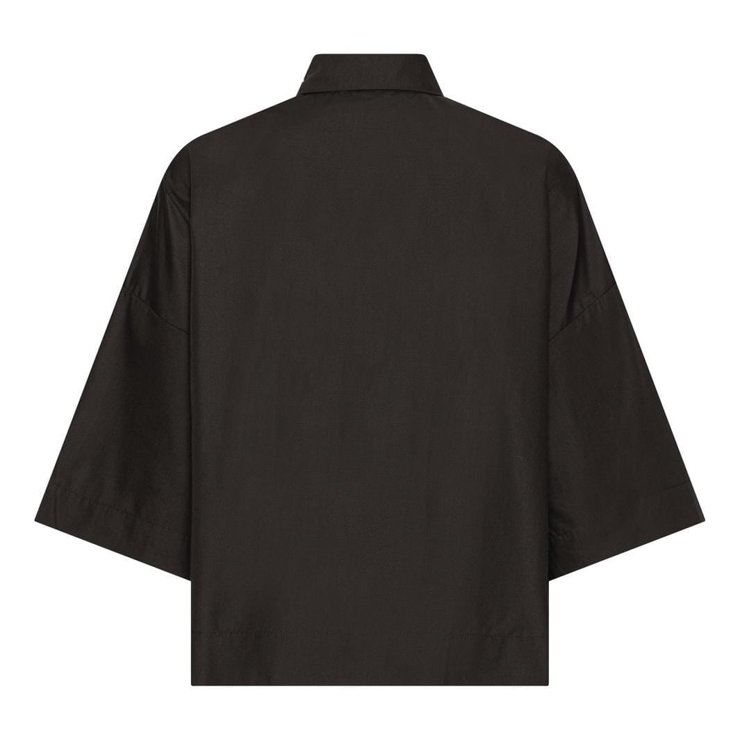 Continue - Klara Shirt 15039 - Black Skjorter 
