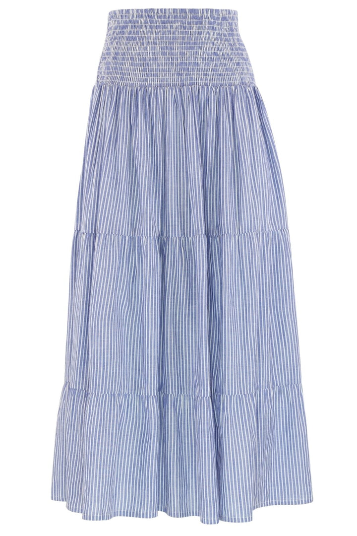 Continue - Majse Stripe Skirt - 608 Rose/Blue Stripe Nederdele 