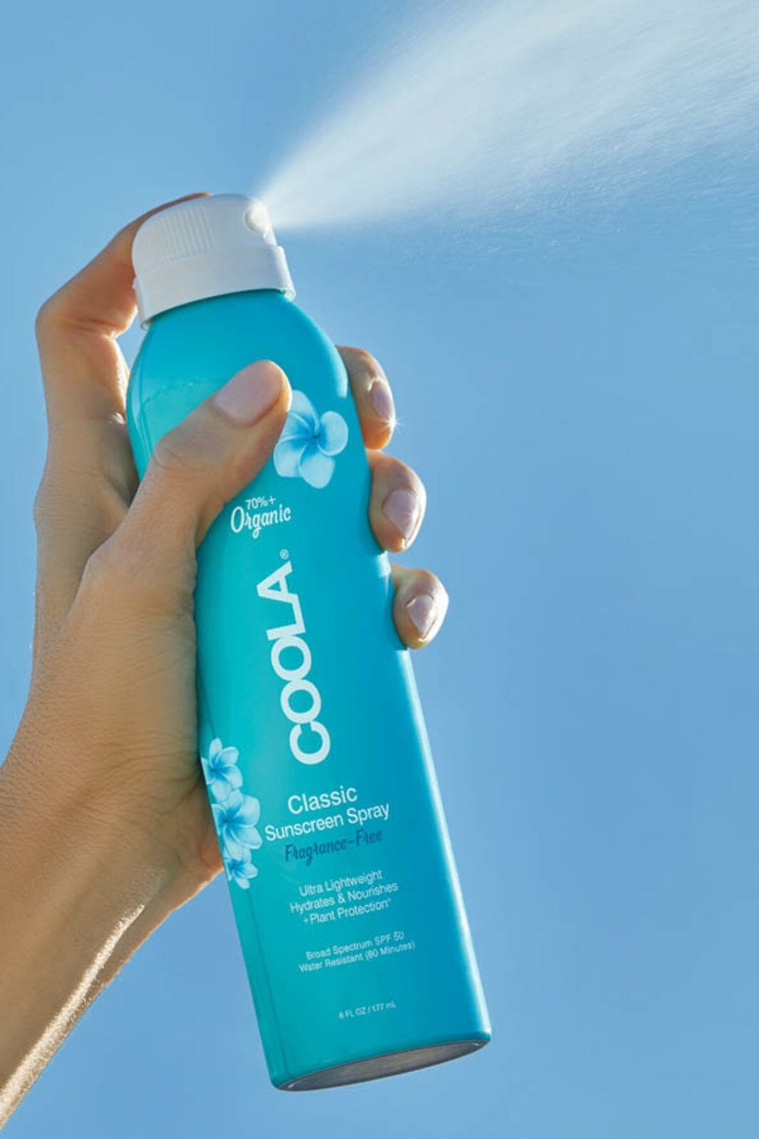 Coola - Classic Body Spray Fragrance Free SPF 50 Hudpleje 