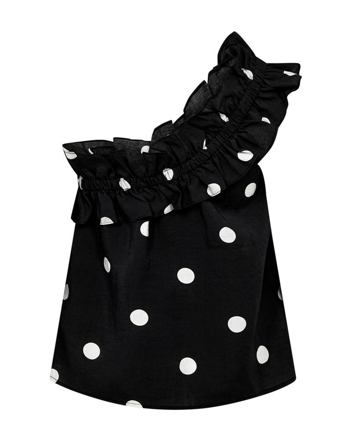 Copenhagen Muse - Cmfie-blouse 208353 - 9217 Black W, Jet Stream Bluser 