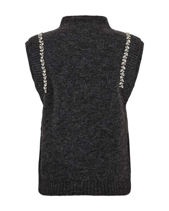 Copenhagen Muse - Cmibra-waistcoat 206832 - 1050 Dark Grey Melange