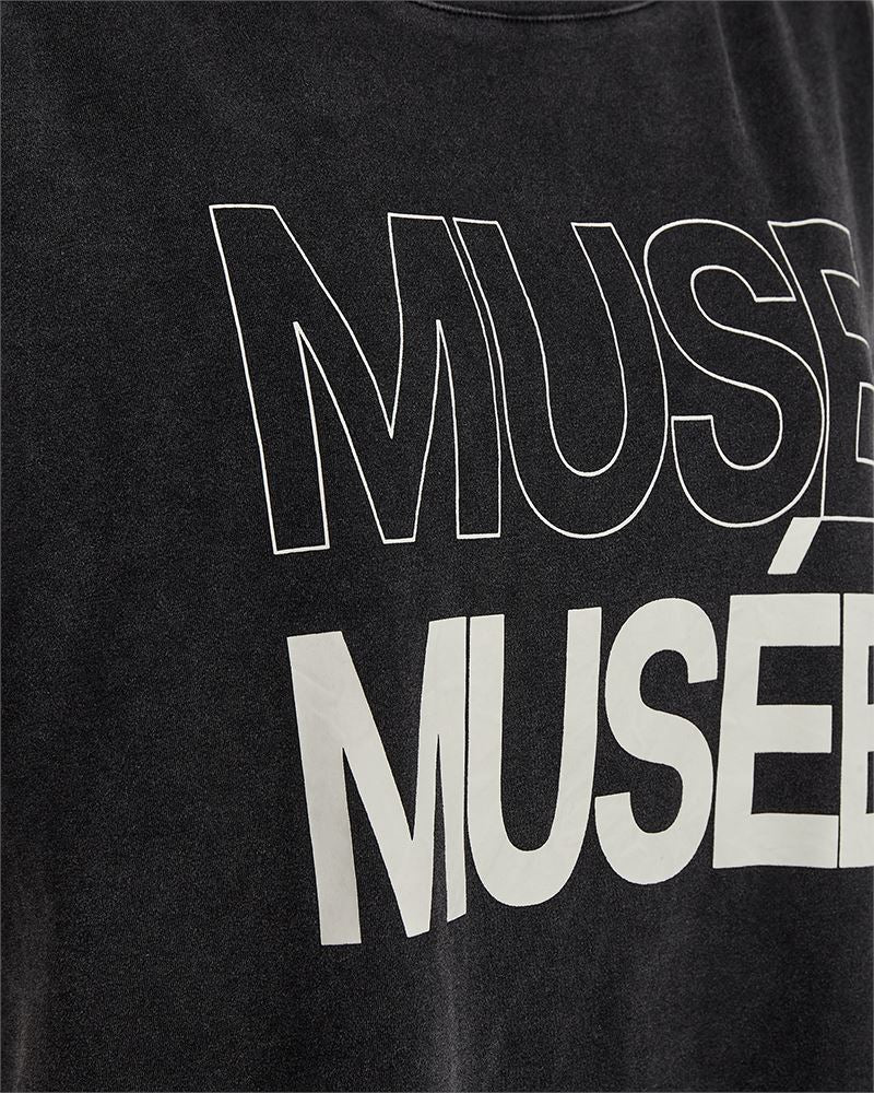 Copenhagen Muse - Cmmuse-Logo-Tee - Med. Grey Melange T-shirts 