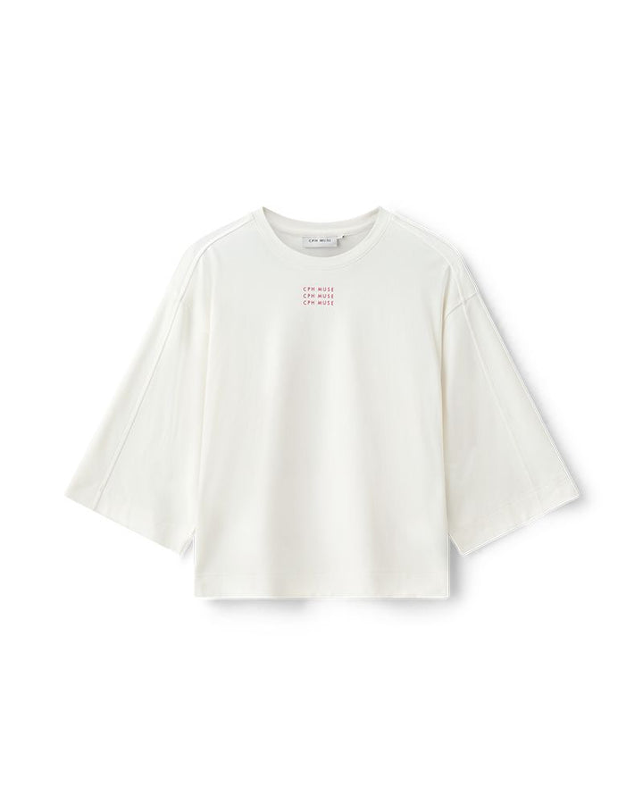 Copenhagen Muse - Cmmuse-tee 207248 - 1036 Jet Stream W, Goji Berry T-shirts 