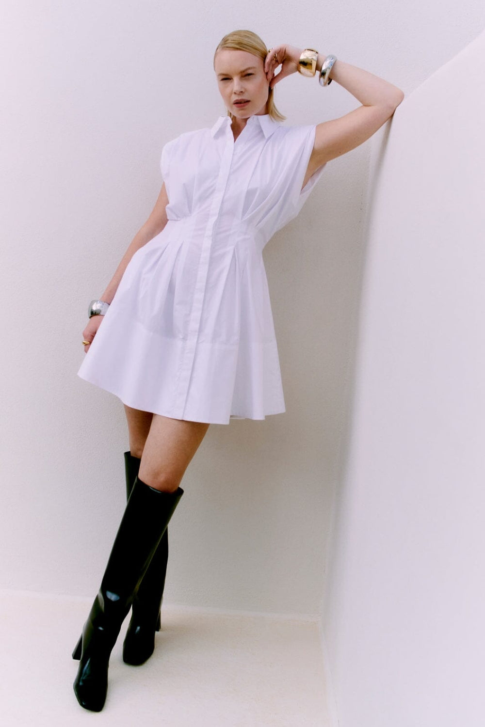 Copenhagen Muse - Cmshirley-dress 206518 - 1010 Bright White