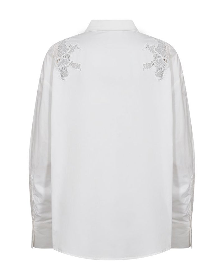 Copenhagen Muse - Cmshirley-shirt 211484 - 1010 Bright White Skjorter 
