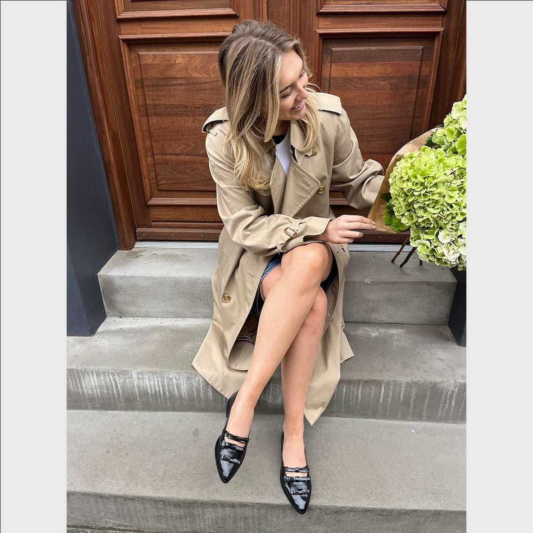 Copenhagen Shoes - Carring CS8913 - 0011 - Black Patent Ballerinaer 