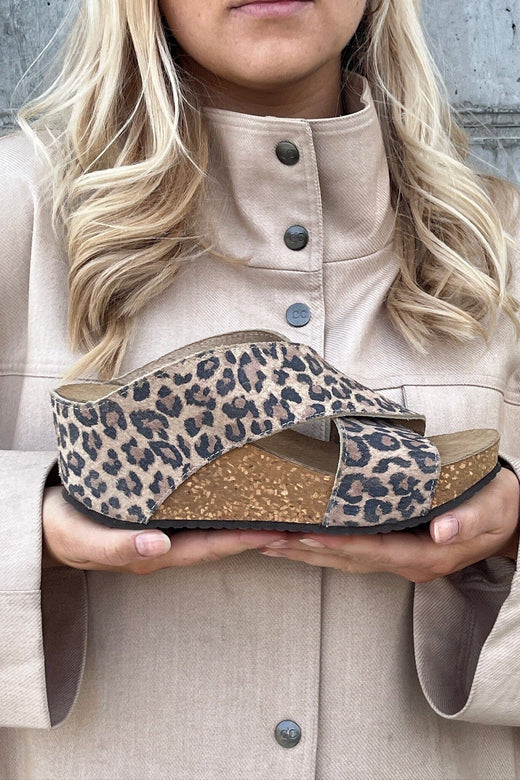 Copenhagen Shoes - Frances Leopard 23 CS7548 - 048 - Brown Leopard Sandaler 