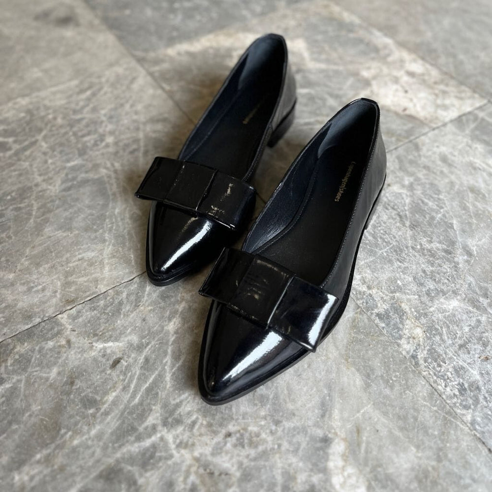 Copenhagen Shoes - Keep Dreaming Patent CS8783 - 0001 - Black Ballerinaer 