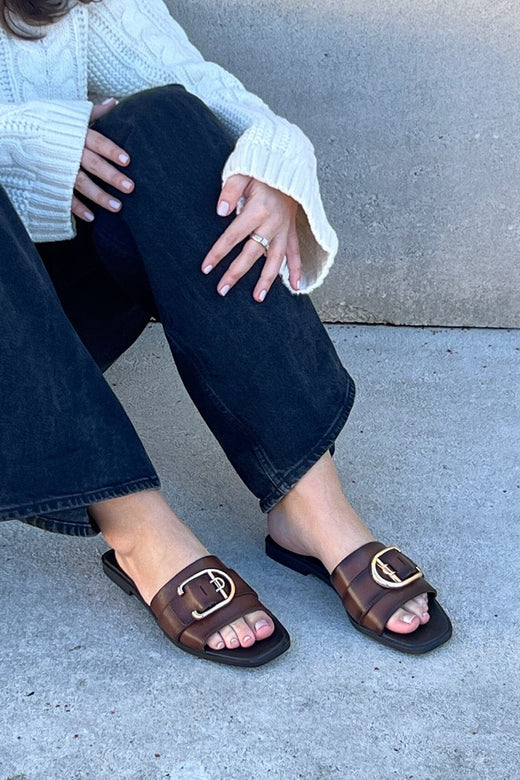 Copenhagen Shoes - Kiss CS8942 - 0012 - Brown Sandaler 