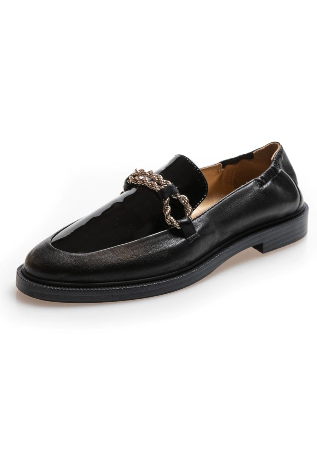 Copenhagen Shoes - Love And Walk Patent - 038 Black Patent Loafers 