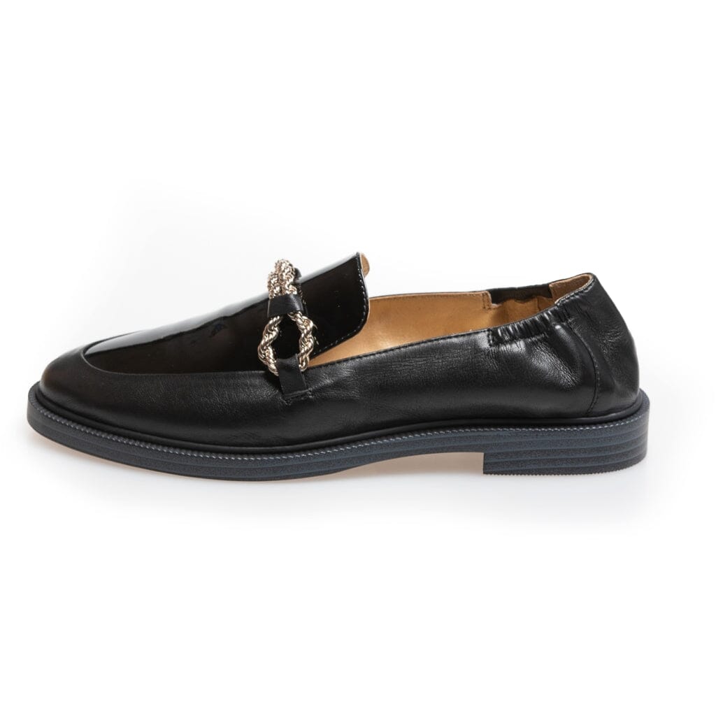 Copenhagen Shoes - Love And Walk Patent - 038 Black Patent Loafers 