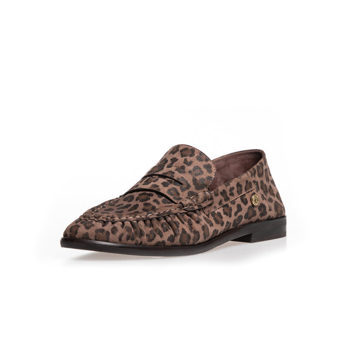 Copenhagen Shoes - Paris And Me L. CS8986 - 005 - Taupe-Black Loafers 