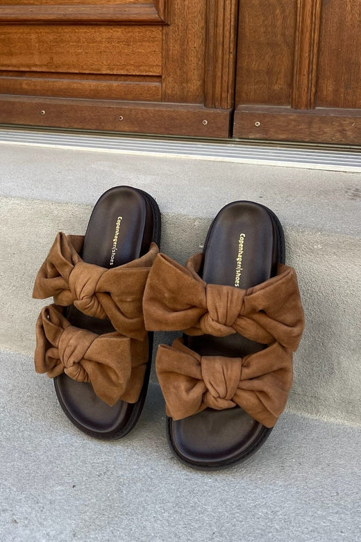 Copenhagen Shoes - Summer Dream Suede CS8399 - 0241 - Cognac Sandaler 