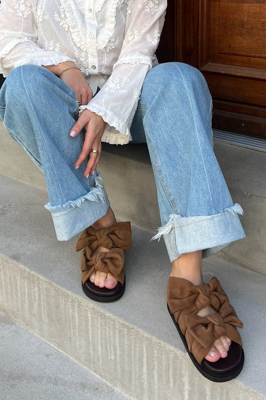 Copenhagen Shoes - Summer Dream Suede CS8399 - 0241 - Cognac Sandaler 