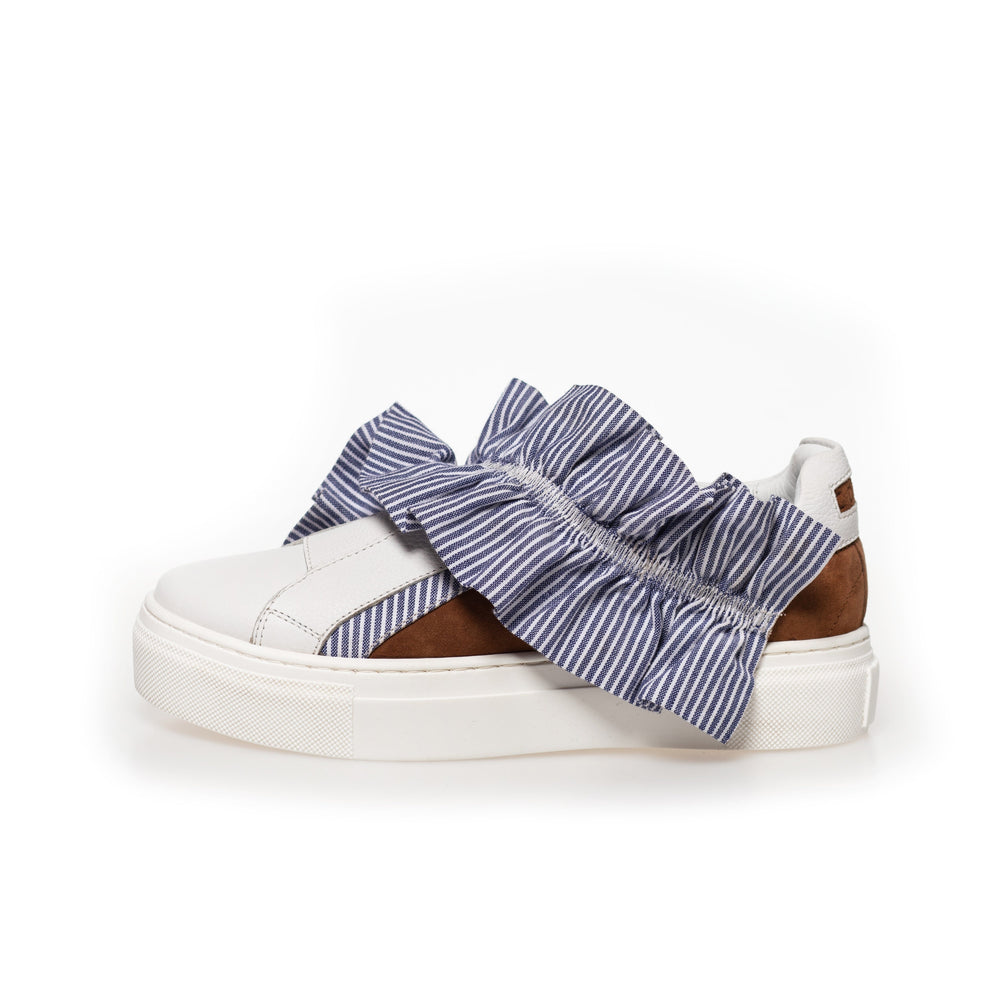 Copenhagen Shoes - Take Me There - 0064 White/Cognac Sneakers 