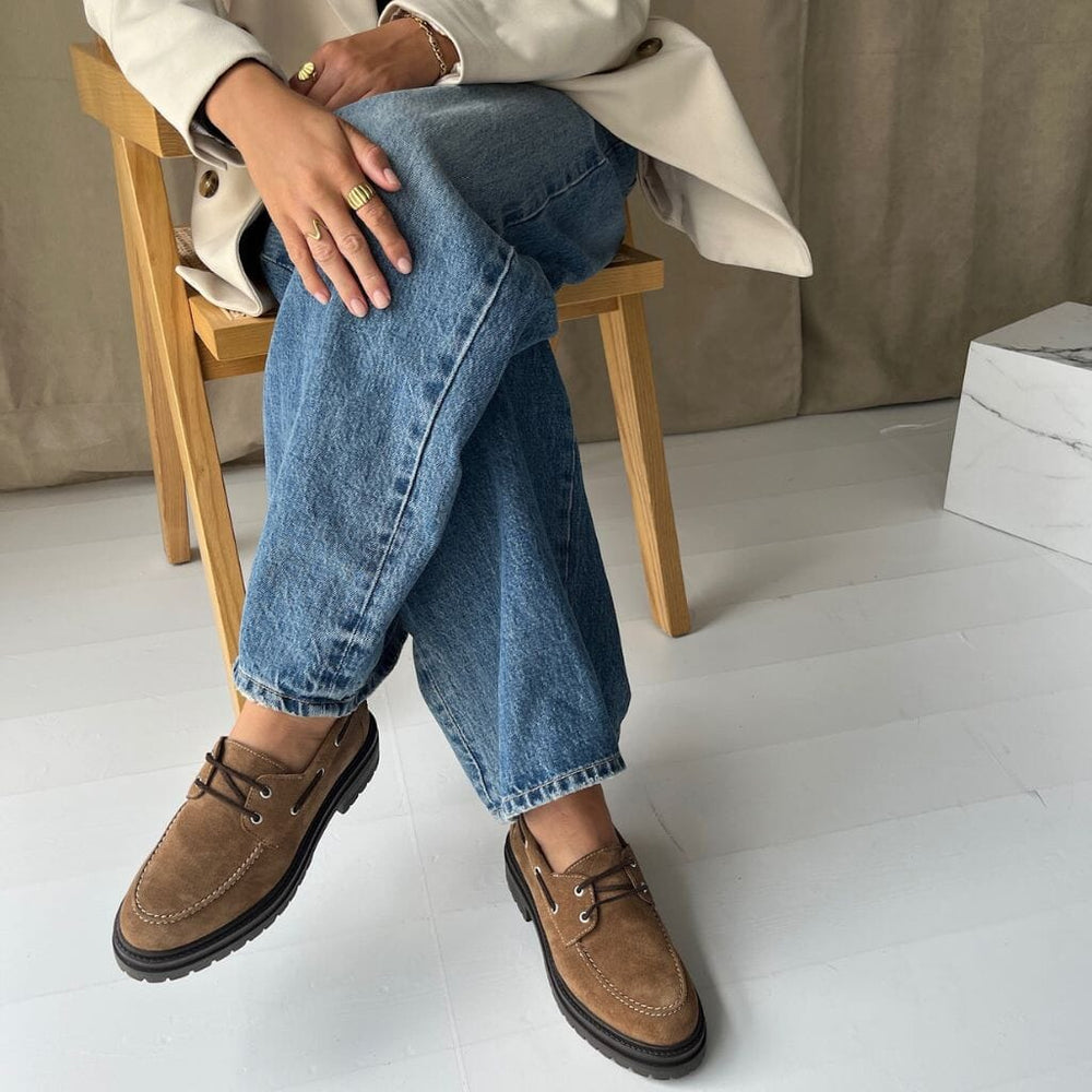 Copenhagen Shoes - The Passion Shoe Suede CS8667 - 125 - Tan Loafers 