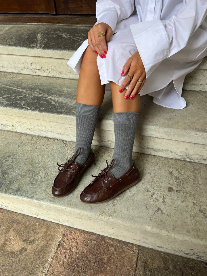 Copenhagen Shoes - The Walk Leather CS8837 - 0018 - Dk Brown Loafers 