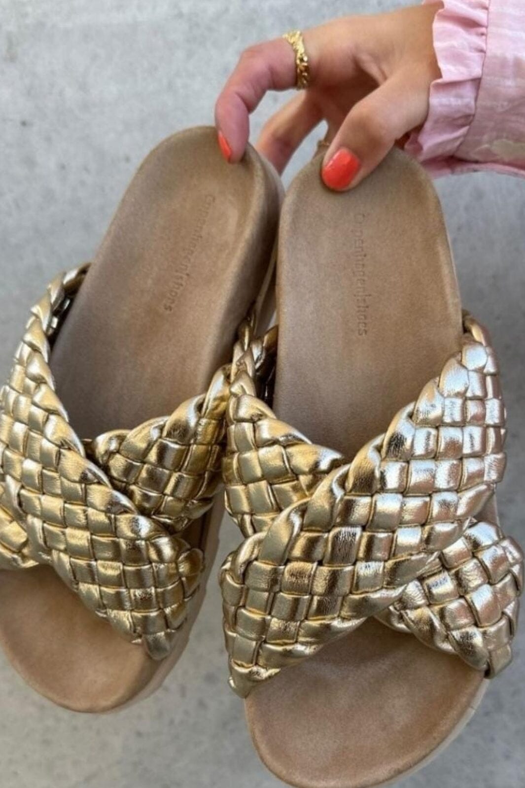 Copenhagen Shoes - When The Beach - 0051 Gold Sandaler 
