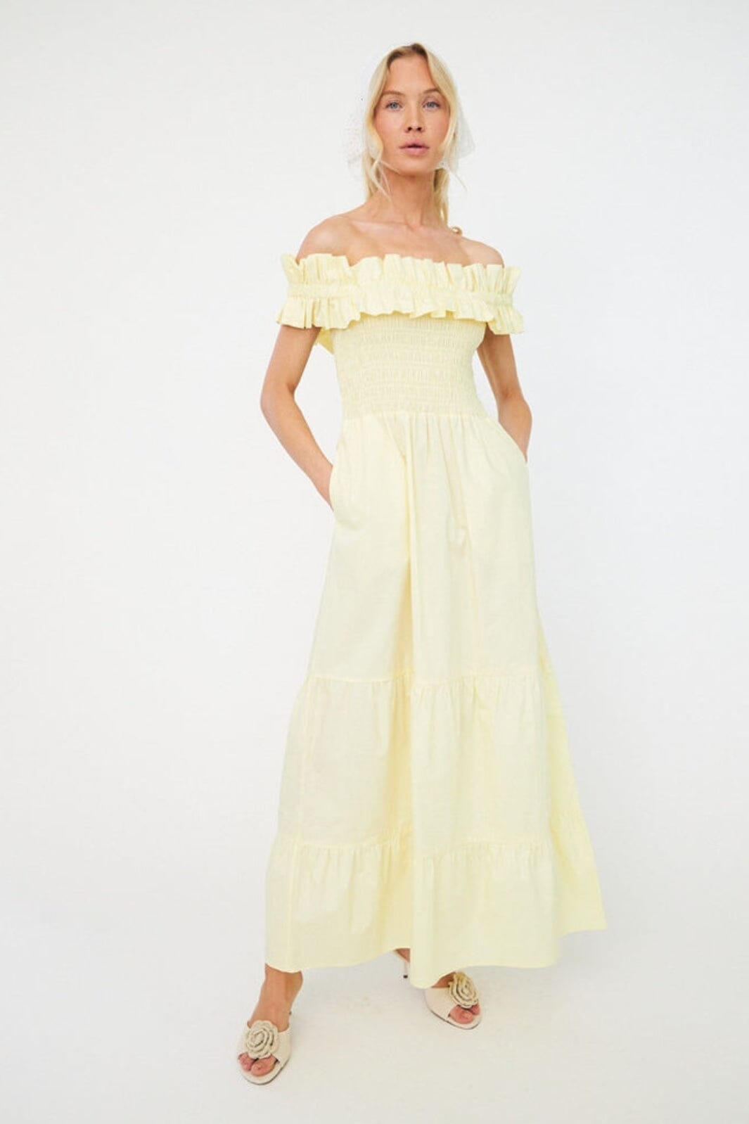 Cras - Capri Dress C672 - 3005 - 3005 French Vanilla