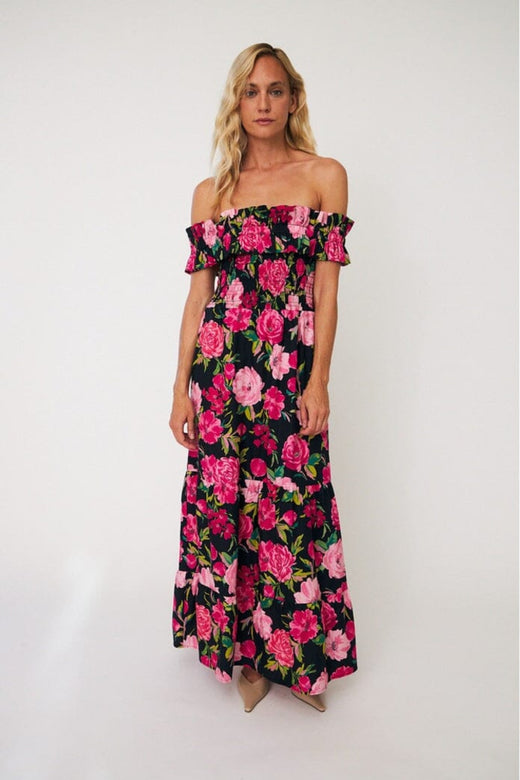Cras - Capri Dress C672 - Floral Romance