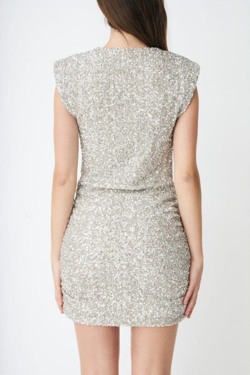 Cras - Cleo Dress C549 - 9004 - 9004 Silver Kjoler 