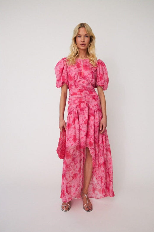 Cras - Elaine Dress C666 - Pink Rosegarden