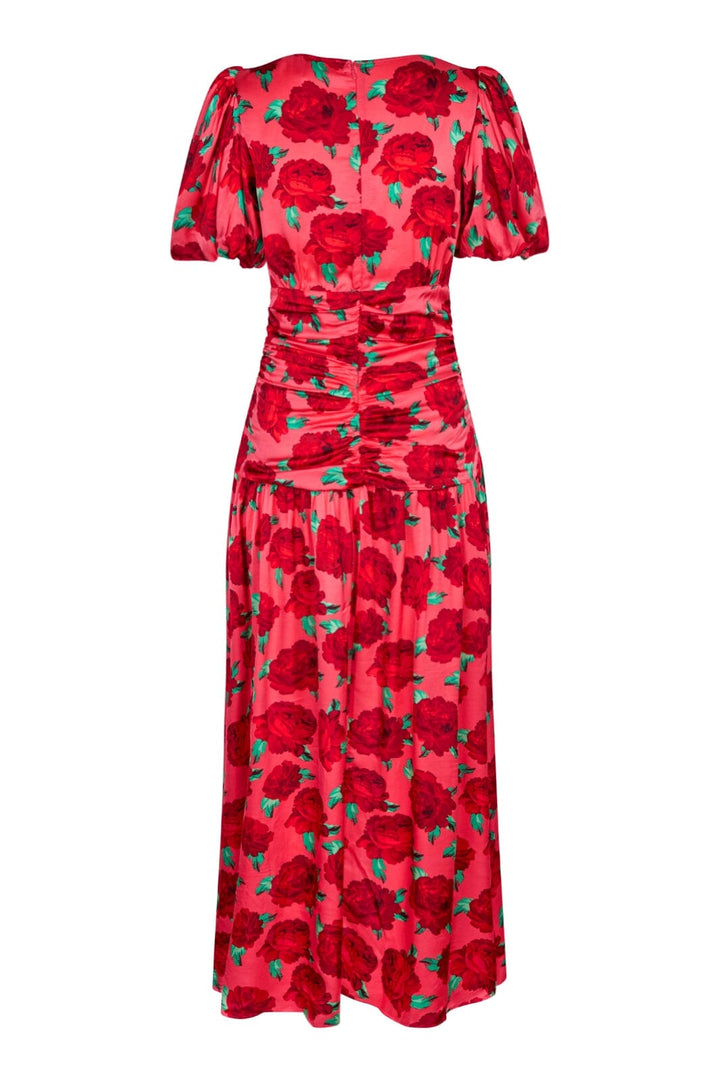 Cras - Elainecras Dress - 8019 Coral Roses Kjoler 