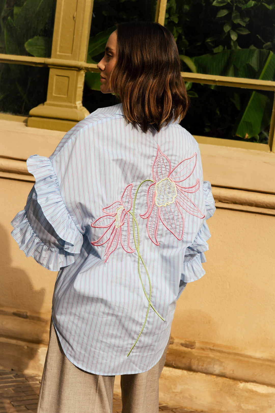 Cras - Florette Shirt C608 - 8043 - 8043 Light Blue Stripe Skjorter 