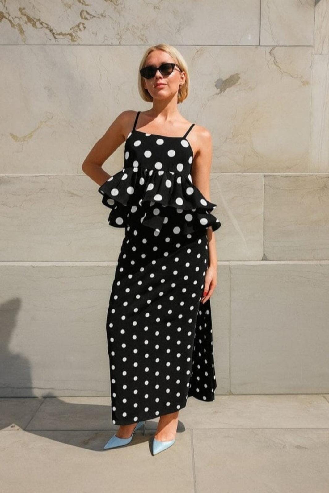 Cras - Joselle Top CE1038 - 8140 Black Polka Grande