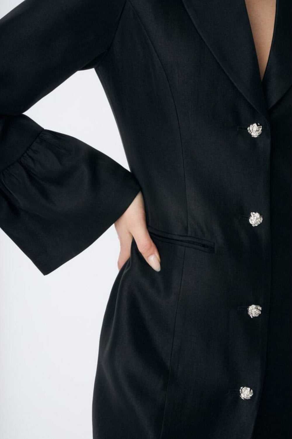 Cras - Nolina Blazer Dress C582 - 9999 Black Kjoler 