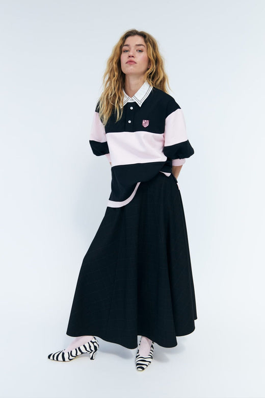 Cras - Soraya Polo C782 - Pale Pink Black