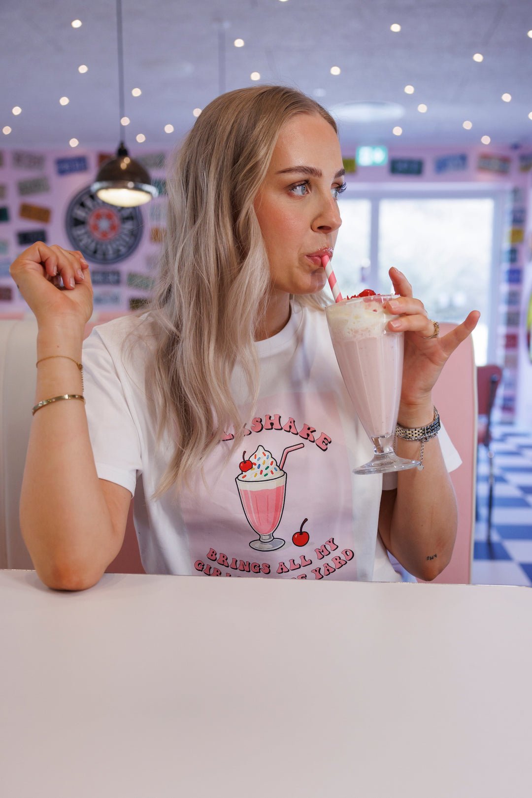 Cras x Molly&My By Sofie Martinussen - Beatrice T-Shirt C734 - White T-shirts 