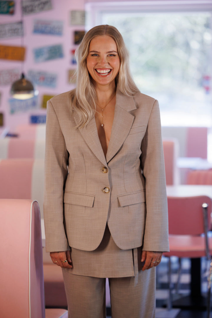 Cras x Molly&My By Sofie Martinussen - Madeline Blazer C735 - Brown Melange Blazere 