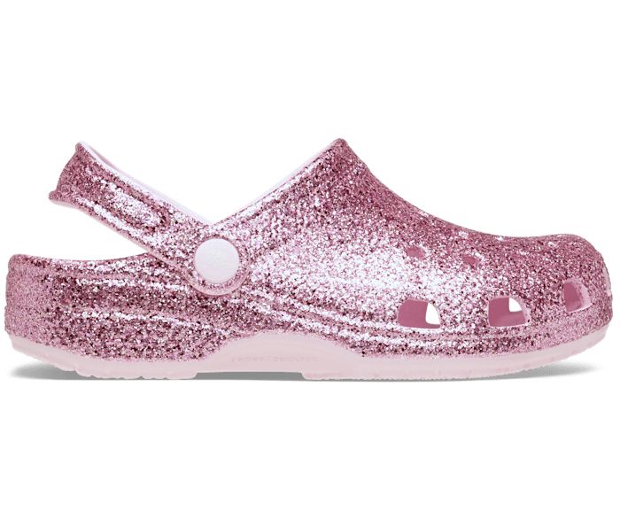 Crocs - Classic Chunky Glitter Clog K Pkm - Pink Milk