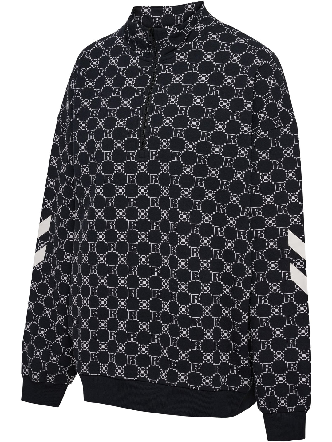 DBU x Rotate - 232035 Oversized Halfzip 70051 - 2001 Black Sweatshirts 
