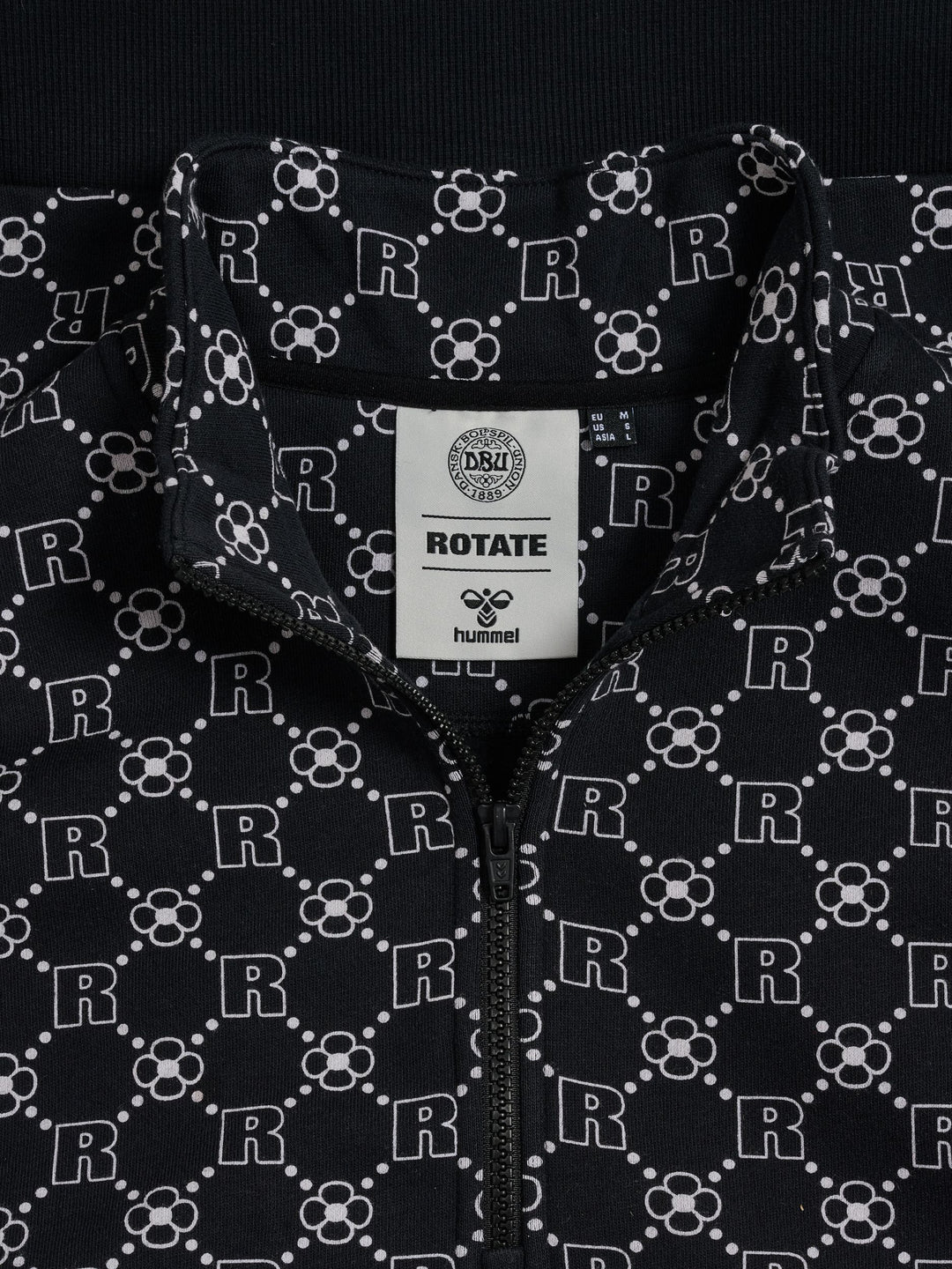 DBU x Rotate - 232035 Oversized Halfzip 70051 - 2001 Black Sweatshirts 