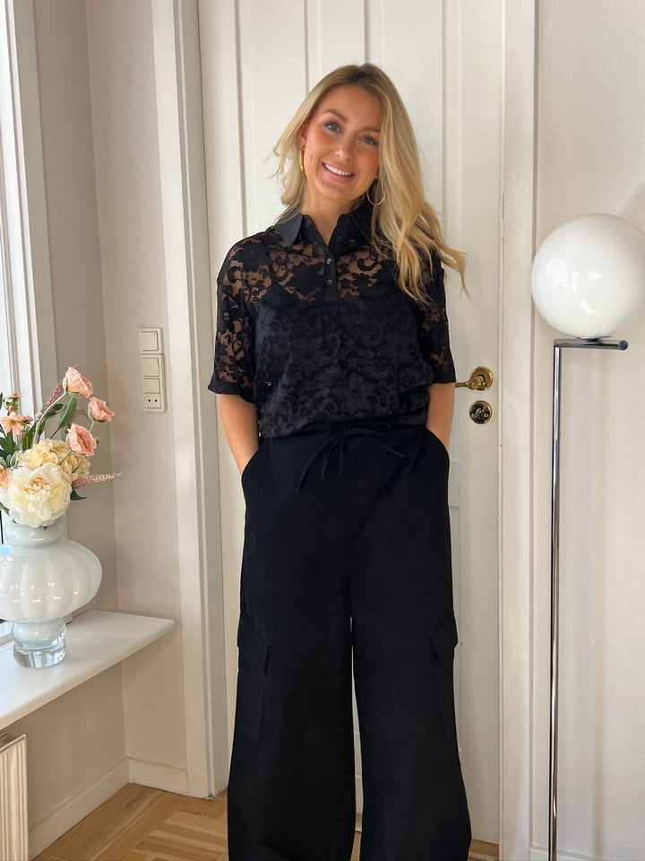 Dear Molly - Cargo Pants Ch161305b - Black 