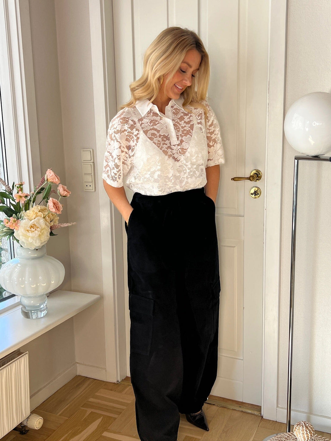 Dear Molly - Cargo Pants Ch161305b - Black 