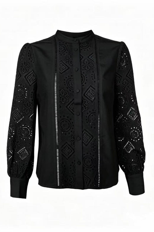 Dear Molly - inge Shirt - Black Skjorter 