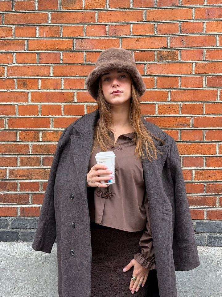 Dear Molly - Jill Shirt Shirt Ch169989c - Brown Skjorter 