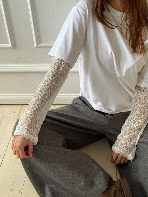 Dear Molly - Karen Blouse - White Bluser 