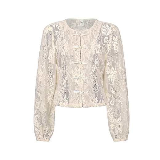 Dear Molly - lace Blouse Ch171496b - Offwhite