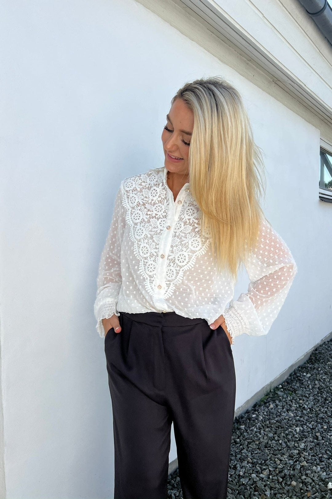 Dear Molly - Leah 137099B - White Skjorter 