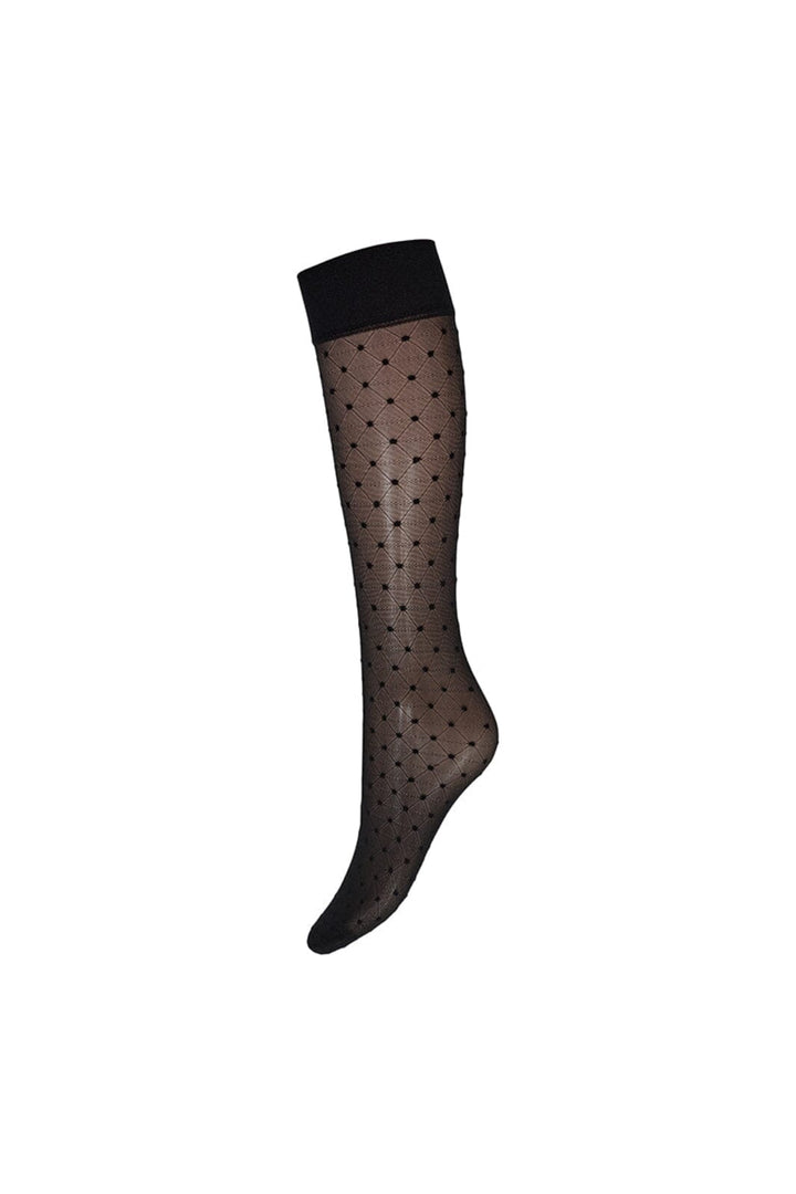 Decoy - Kneehigh Net/Dots 20 Den 46046-75 - 1100 - Sort Bodystockings 