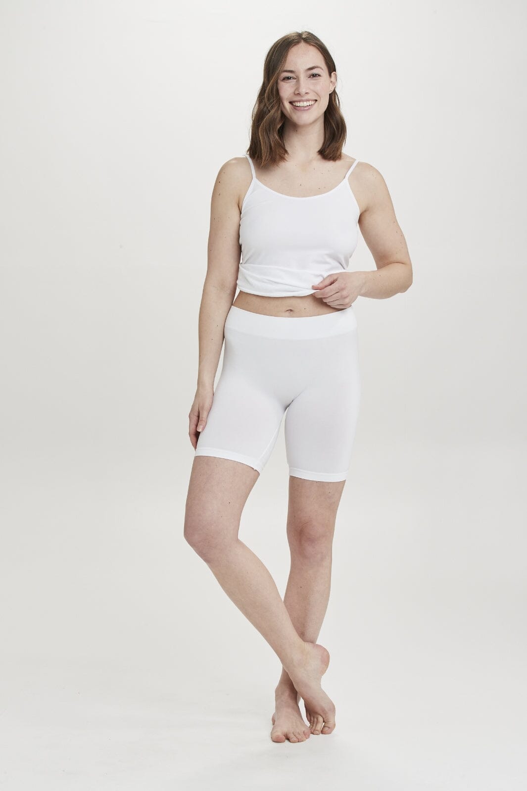 Decoy - Seamless Shorts 19992-0 - 1200 - Hvid